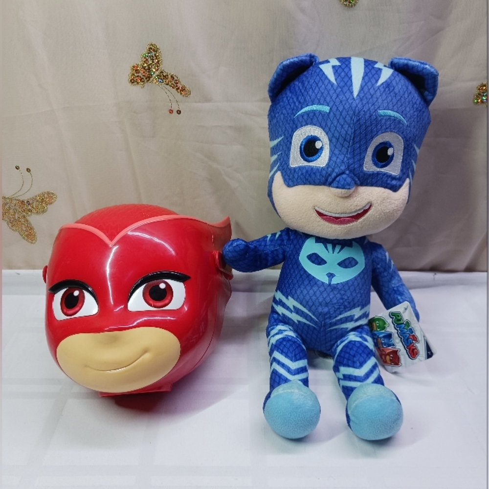 PJ Masks Plush & Bucket